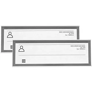 Türschild Wandschild Büroschild Regalschild Aluminium Metall Profil