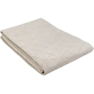 Novel Tagesdecke Anja, Taupe, Textil, Abstraktes, 220x240 cm, pflegeleicht, Schlaftextilien, Bettwäsche, Tagesdecken