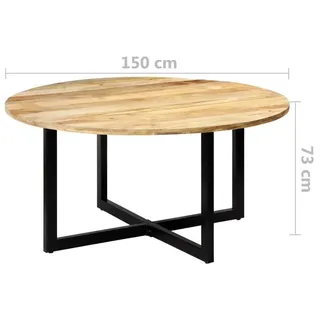 vidaXL Damla 150 x 73 cm braun