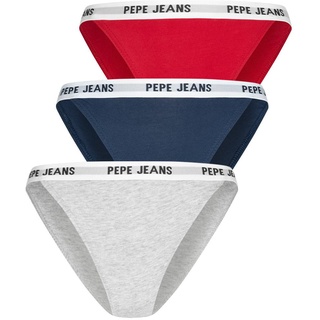 Pepe Jeans Brend Damen Slip 3er-Pack U4_F5803_PEP-594-S