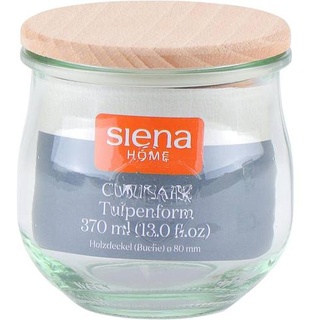 "SIENA HOME Tulpe-Glas \"Cucinare\" HD 370 ml Weck-Glas,"