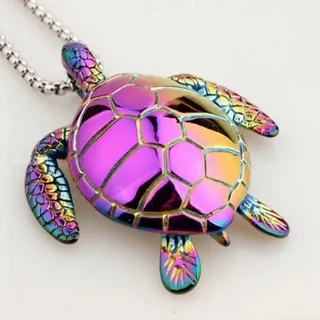 YAHOYA Tier Schildkröte Männer Anhänger Halskette Exquisite Mode Charm Herren Schmuck Halskette Schmuck Zubehör 4 Farben verfügbar