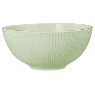 Seltmann Weiden Schüssel Seltmann Weiden Amina seladon/Goldrand Schüssel rund 21,5 cm, Porzellan, (Schüssel) grün