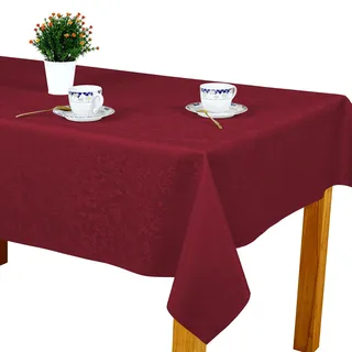 invitta Tischdecke Bordeaux 150x150 cm, Fleckabweisend mit Lotuseffekt Modern Doppelseitig Eleganter Marmor 100% Polyester, U4 Marmor 354