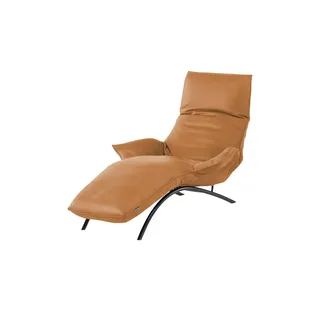 KOINOR Relaxliege Joleen Leder 78 x 107 x 152,0 cm orange elektrisch