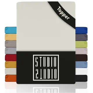 Studio Spannbettlaken Jersey 120 x 200 cm beige