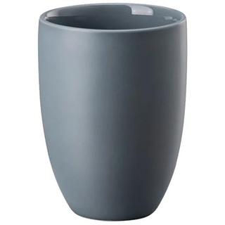 Rosenthal the mug+ Becher ohne Henkel - Porzellanbecher doppelwandig, hält Heißes länger warm und kalte Getränke länger kühl, 0,3 l, elegant und minimalistisches Design, Comfort Blue