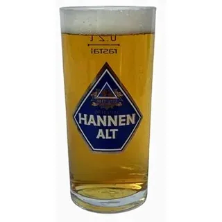 Hannen Alt 0,2l Glas/Gläser/Bierglas/Bier/Biergläser/Gastro/Bar/Party/Sammlerglas