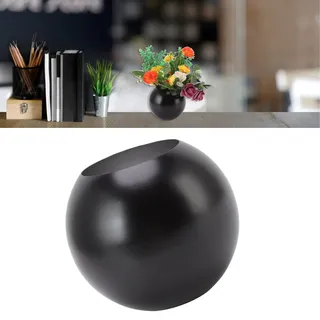 Moderne Blumenvase Im Nordischen Stil Aus Edelstahl, Mini-dekoration Für Wohnzimmer Oder Büro, Mattschwarz