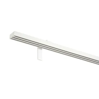 Buchheister Vorhangschiene smart 3-läufig Ø 20 mm 260 cm Weiß