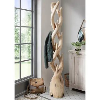 Faktorei Kleiderständer Garderobe Kaktus aus Suar Holz, Ø 40 cm, Höhe 200 cm