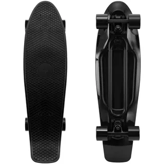 KMX Klassisches Mini Cruiser Skateboard, Klassisch Schwarz 27 Zoll