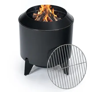 Relaxdays Feuerschale Ø 52 cm Schwarz