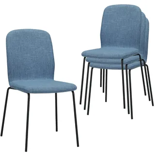Albatros Esszimmerstuhl Enna Blau 4er-Set