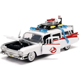 Jada 99731 Toys Hollywood Rides: Ectomobil Ecto-1, Diecast Modellauto Ghostbusters im Maßstab 1/24