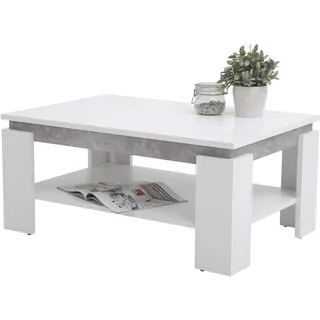 Hela Tim II Holzwerkstoff weiß/beton 90 x 60 x 41 cm