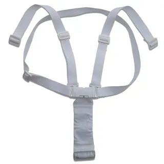 Chicco Ersatzgurt für Chicco Hochstühle Polly 2-in-1, Polly Magic, Polly Progress und andere Modelle Weiss