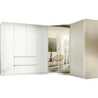 Schrank-Set RAUCH "Kleiderschrank Schrank Garderobe Wäscheschrank Ankleide NIDDA", weiß (alpinweiß), B:298cm H:197cm T:208cm, Holzwerkstoff, Kastenmöbel-Sets, grifflose Front sowie Push-to-Open Funktion MADE IN GERMANY, Topseller
