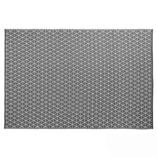 Oviala Business Outdoor-Teppich Polypropylen grau 180 x 120 cm