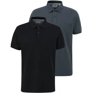 s.Oliver Poloshirt Schwarz/Dunkelgrau M