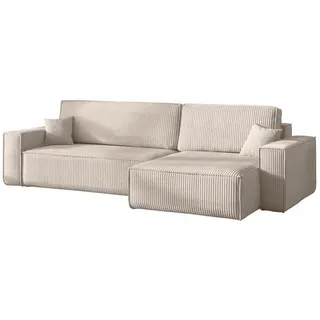 kaiser möbel Eckcouch Stoff 5-Sitzer Beige