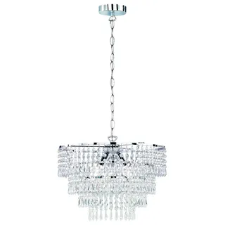 Trio Orient 3-flg. E14 40W 60 cm Metall Chrom