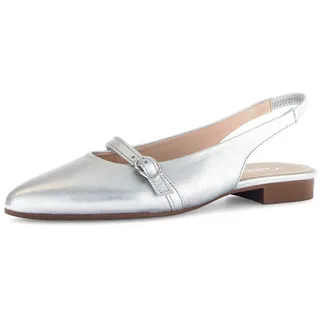 Gabor Slingpumps Silber 37,5