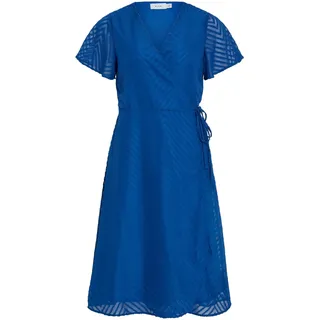 VILA Kleid Wickelkleider Blau 36