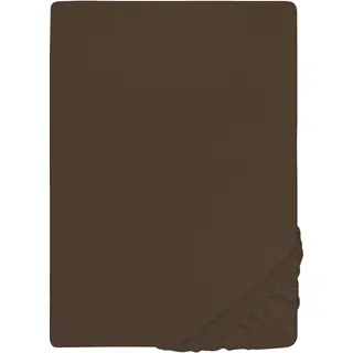 biberna 0077866 Jersey-Elastic 180 x 200 - 200 x 220 cm mokka