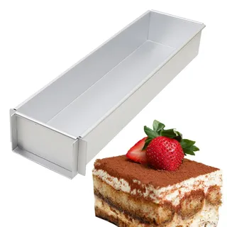 Missmisq Backform Rechteckige Springform Kuchenform Antihaft Backrahmen Rechteckig Kuchenform Aluminium Tiramisu Form Tortenring Antihaftbeschichtet Brotbackform Backformen Für Kuchen Torten