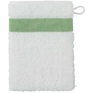 Feiler Handtücher Exclusiv mit Chenillebordüre Waschhandschuh 15x20 cm | pistazie - grün