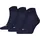 Quarter Socks 3 Paar Blau 39-42