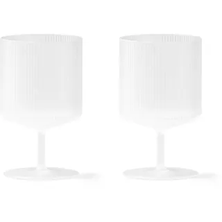 Ferm Living Ripple Weinglas 0,27 l 2 St.
