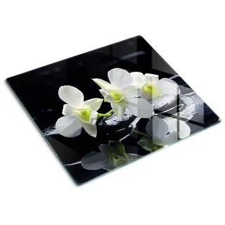 Tulup Herdabdeckplatte 60 cm x 52 cm Orchidee