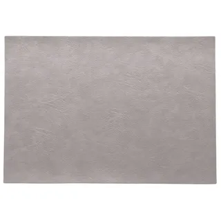 Asa Selection Tischset Vegan Leather 46 x 33 cm Polyurethan Grau