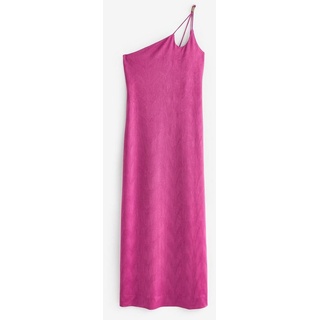 Next One-Shoulder-Kleid One-Shoulder Unterkleid aus Satin in Midilänge (1-tlg) rosa 48