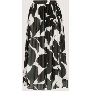 Madeleine Maxirock Damen Floral Schwarz 42