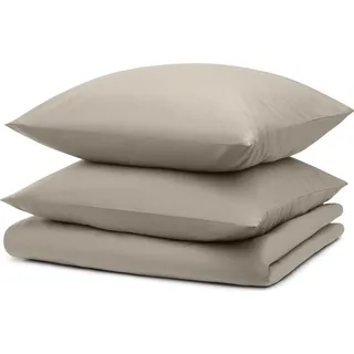 Blumtal Mikrofaser Taupe 200 x 220 cm + 2 x 40 x 80 cm