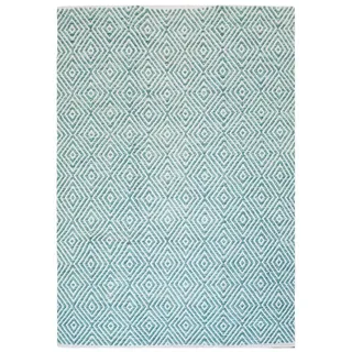 Kayoom Teppich Aperitif 310, rechteckig, Höhe: 7 mm, weiche Haptik,fusselarm, für Allergiker & Fußbodenheizung geeignet blau 160 cm x 230 cm x 7 mm
