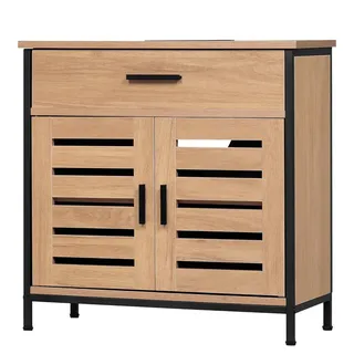 EUGAD Waschbeckenunterschrank 2 Türen 30 x 60 cm Beige