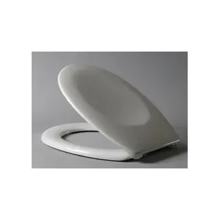 Hamberger BALTIC88A WC - Sitz mit Deckel Top weiß mit Edelstahl-Befestigung