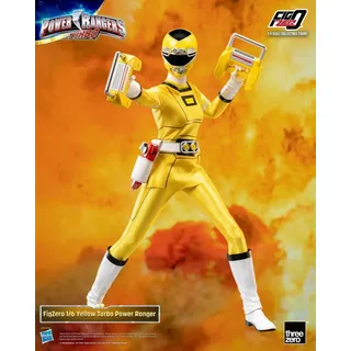 ThreeZero Power Rangers Turbo FigZero Actionfigur 1/6 Yellow Turbo Power Ranger 30 cm