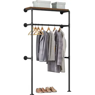 Woltu Garderobenständer WOLTU 103 x 187 x 36,5 cm Schwarz