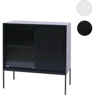 Mendler Highboard 85 x 80 x 45 cm Schwarz