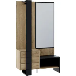 Carryhome Kompaktgarderobe SILENT - B/H/T ca. 115.00x200.00x41.60