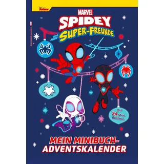 Nelson Spidey und seine Super-Freunde Minibuch-Adventskalender mit 24 Mini-Büchern