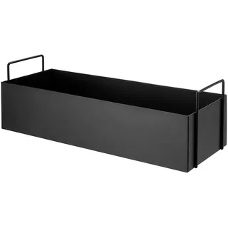 BUTLERS Pflanzkasten aus Metall wetterfest B 45 x T 17cm -PLANTA- Blumentopf mit Griffen | vielseitig einsetzbar als Kräuter- und Utensilienbehälter für die Küche, Organizer für Vorratsdosen