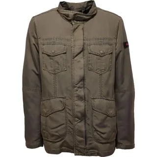 6315AB giubbotto uomo PEUTEREY grün Garment gefärbt Vintage-Effekt Jacke Männer - L