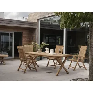 Brafab Julita Teak Gartenmöbel-Set 4, 5-teilig