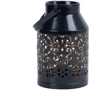 ETC Shop Außenleuchte Metall 10x16 cm hängend schwarz